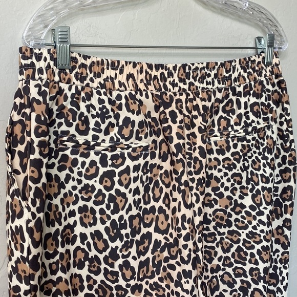 Agnes & Dora crop Truser pant animal print size large NWT. - Picture 7 of 11